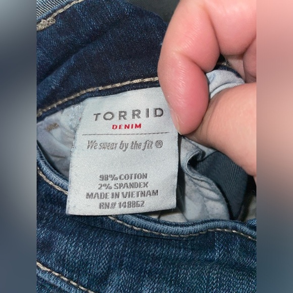 TORRID Denim Overalls Jeans Size 12 - Picture 9 of 9